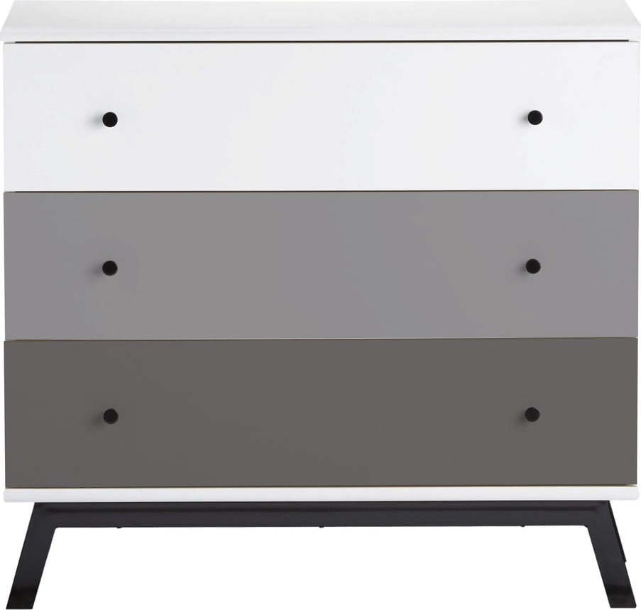 Šedá dětská komoda 91x84x45 cm Lark Urban – Støraa Støraa