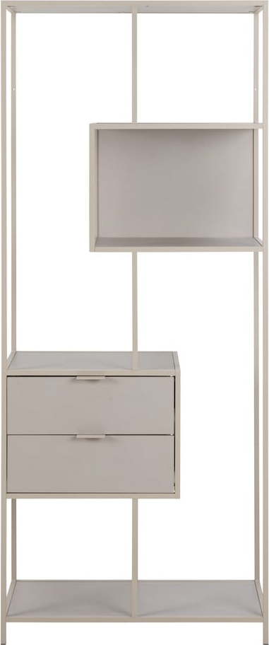 Šedá knihovna 77x185x35 cm Seaford – Actona Actona