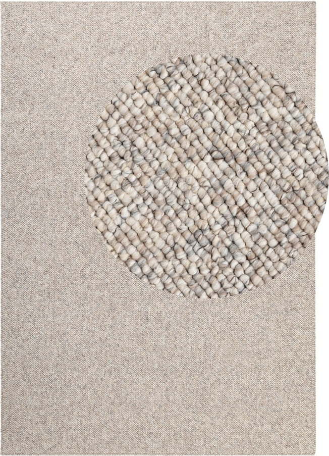 Šedokrémový pratelný koberec 120x170 cm Rocco Dark Cream – Elle Decoration Elle Decoration