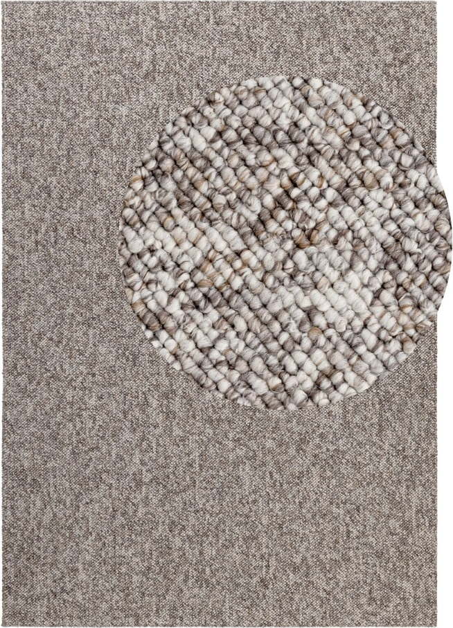 Šedý pratelný koberec 200x290 cm Rocco Taupe – Elle Decoration Elle Decoration