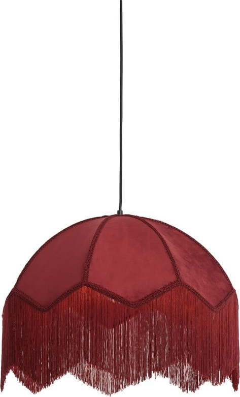 Vínové závěsné svítidlo s textilním stínidlem ø 60 cm Malacia – Light & Living Light & Living