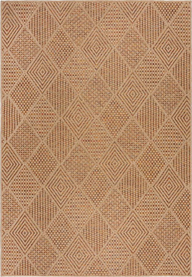 Vnitřní a venkovní koberec v přírodní barvě 120x170 cm Nora Diamond – Flair Rugs Flair Rugs