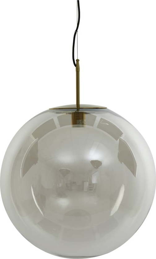 Závěsné svítidlo v bronzové barvě se skleněným stínidlem ø 48 cm Medina – Light & Living Light & Living