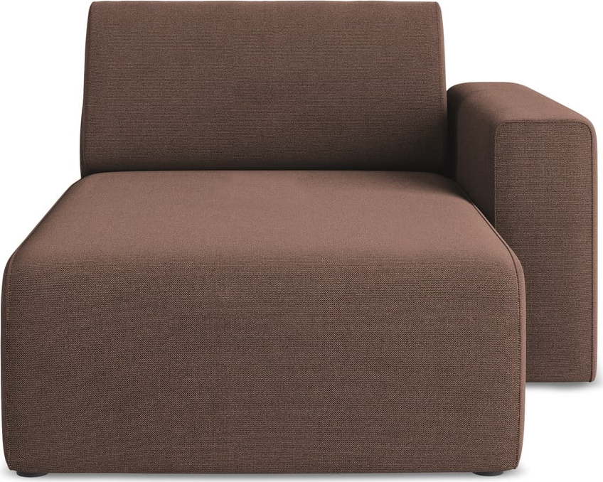Růžový modul pohovky (pravý roh) Kalea – Makamii Makamii