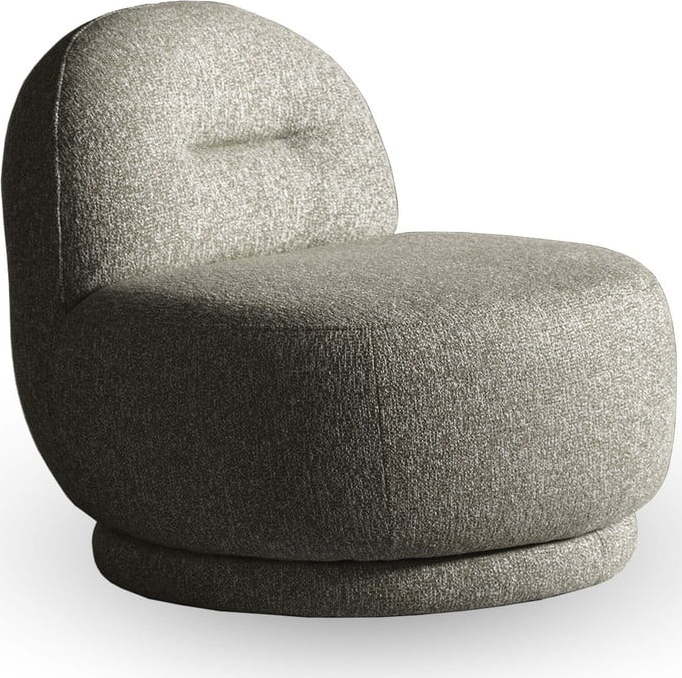 Šedé/hnědé křeslo Ovo – Miuform Miuform