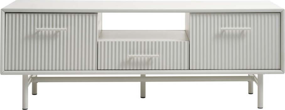 Šedý TV stolek 140x50x45 cm Palma – Unique Furniture Unique Furniture