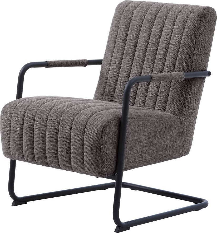 Tmavě šedé křeslo Trout – Unique Furniture Unique Furniture