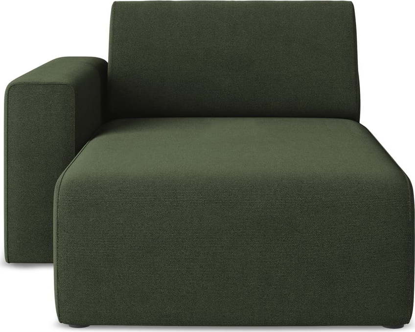 Zelený modul pohovky (levý roh) Kalea – Makamii Makamii