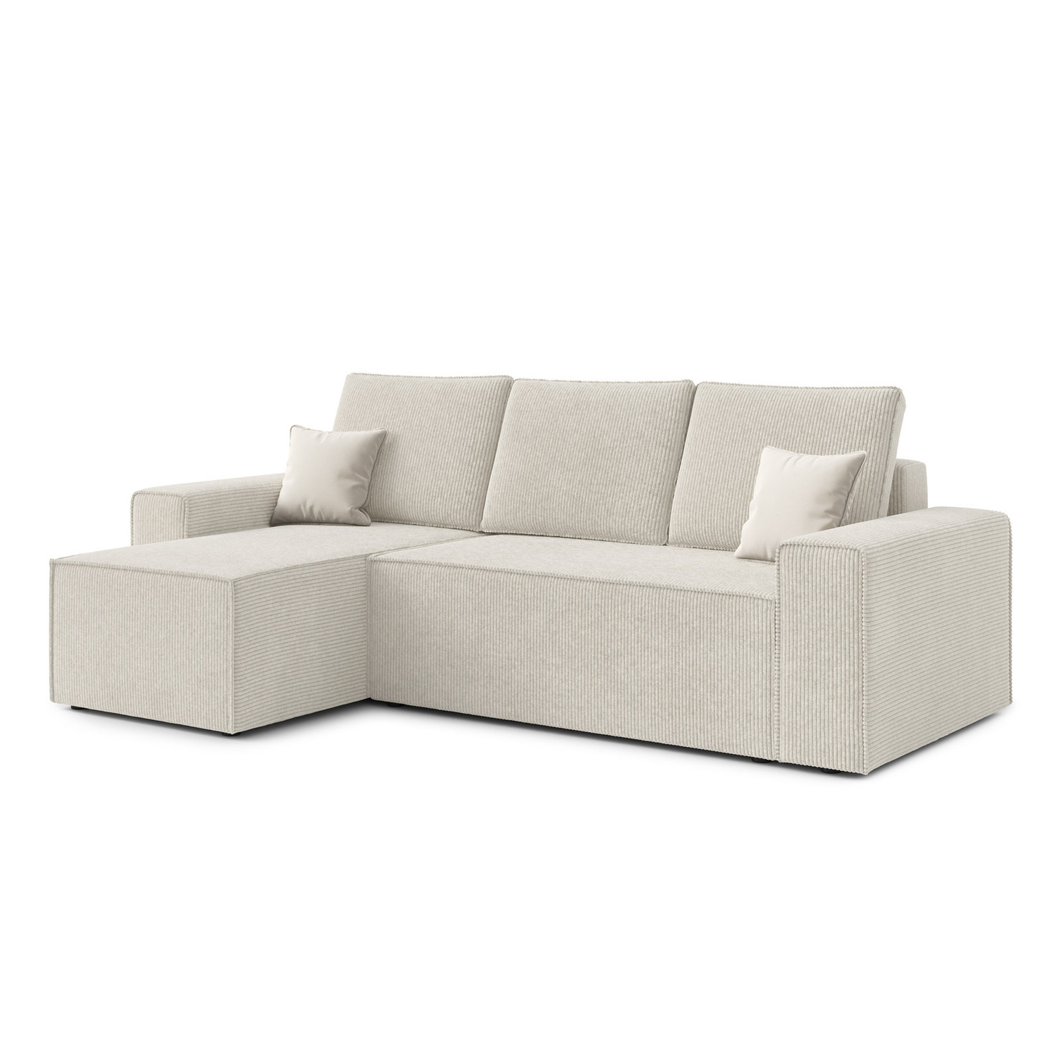 Rozkládací rohová sedací souprava PONTE Levá Béžová I RIMALL