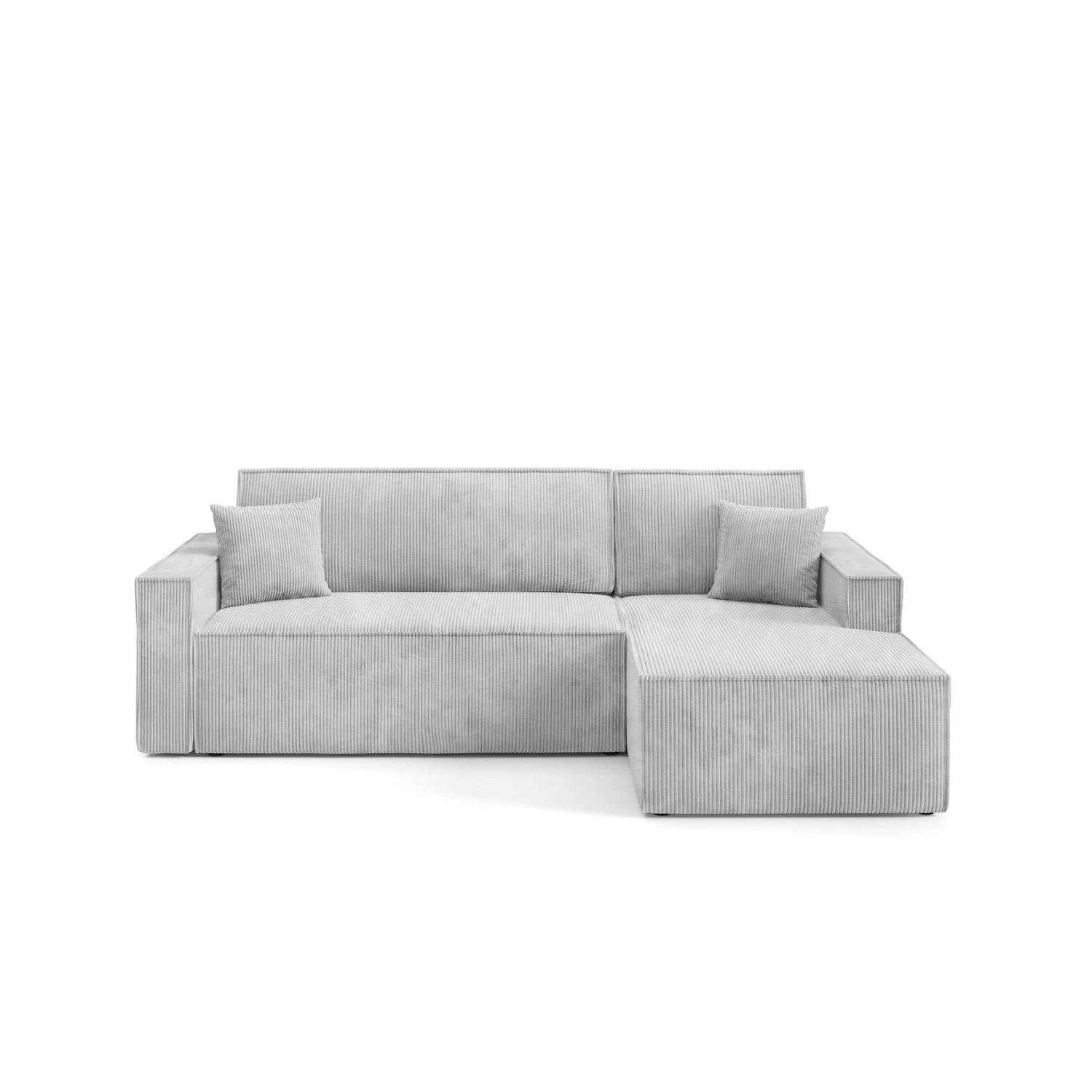 Rozkládací rohová sedací souprava ARTUR Pravá Šedá SG nabytek