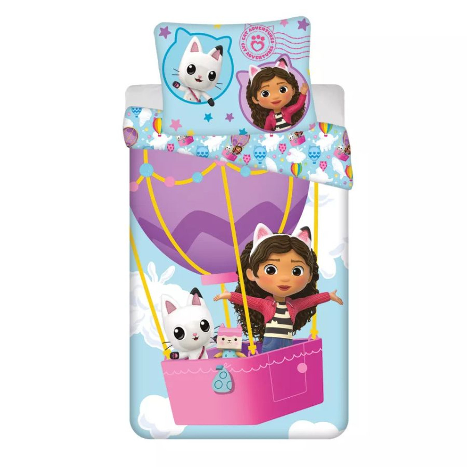 Dětské bavlněné povlečení GABI JF 24 140x200 cm KARO