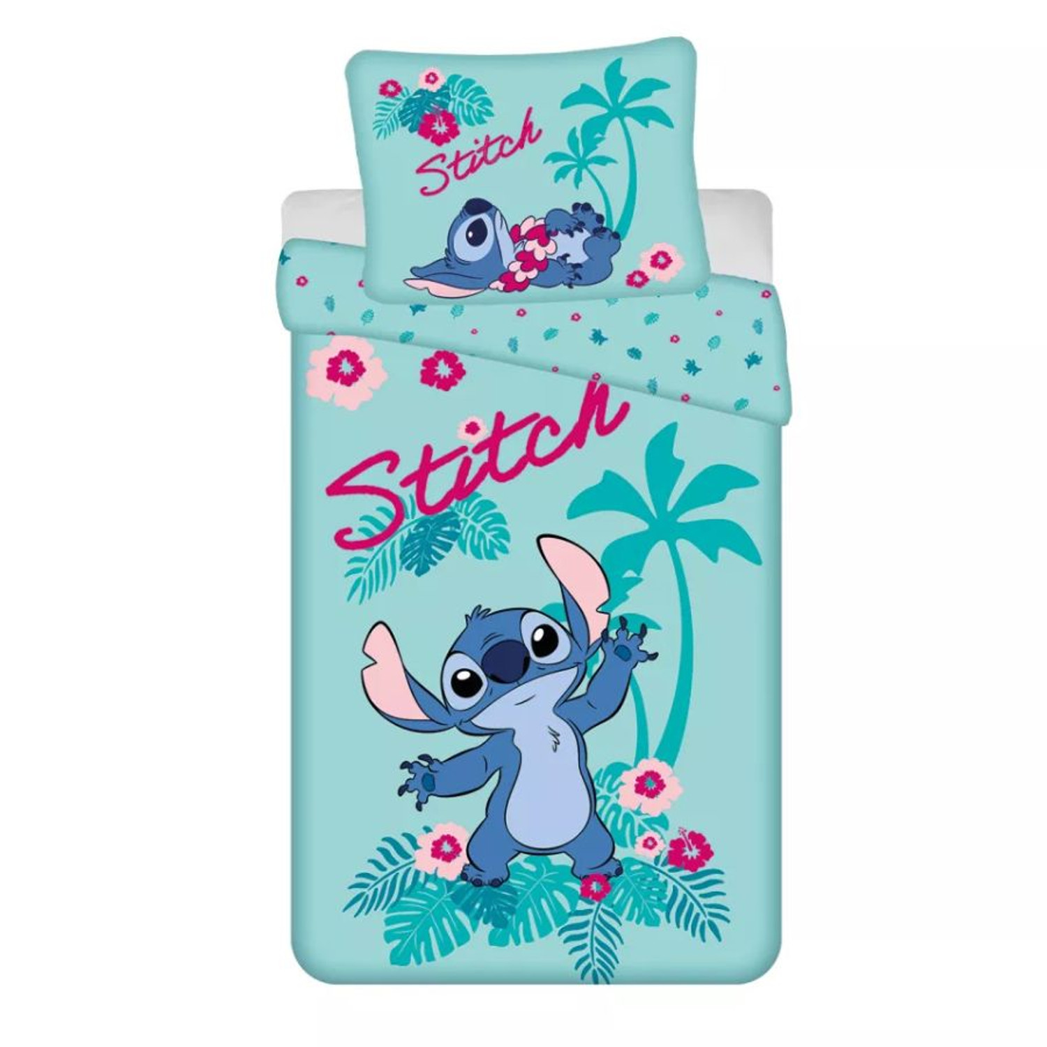 Dětské bavlněné povlečení LILO A STITCH JF 24 140x200 cm KARO