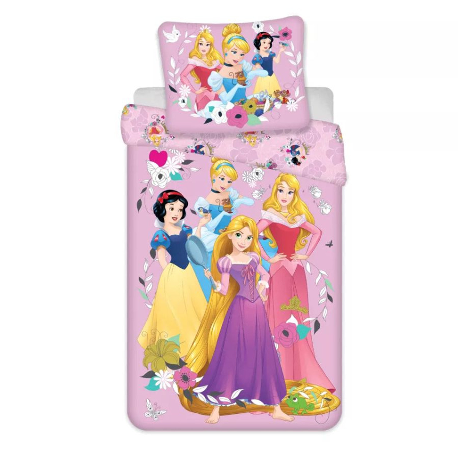 Dětské bavlněné povlečení PRINCEZNY 6763 140x200 cm KARO