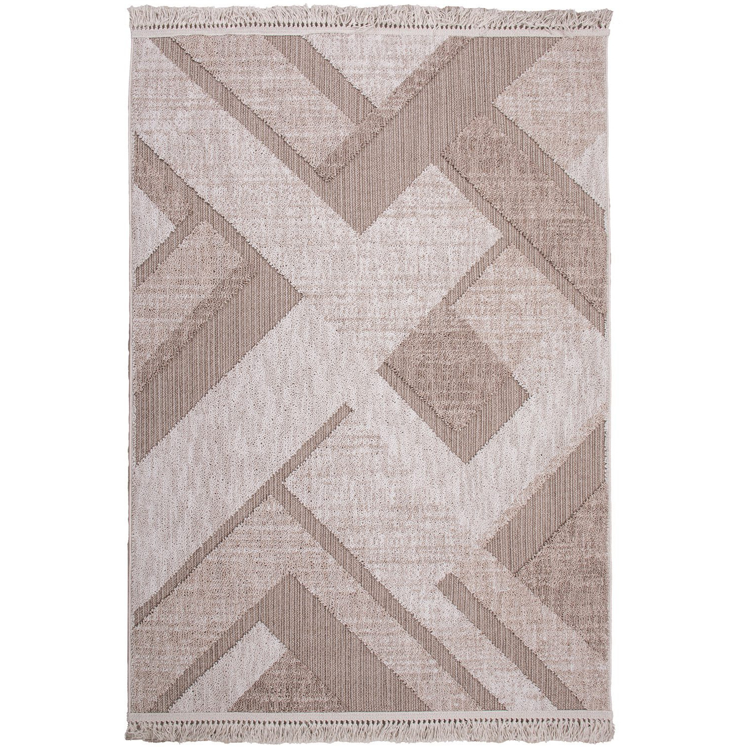 Koberec BENITA 095A béžová-krémová - 133x190 cm Marbex