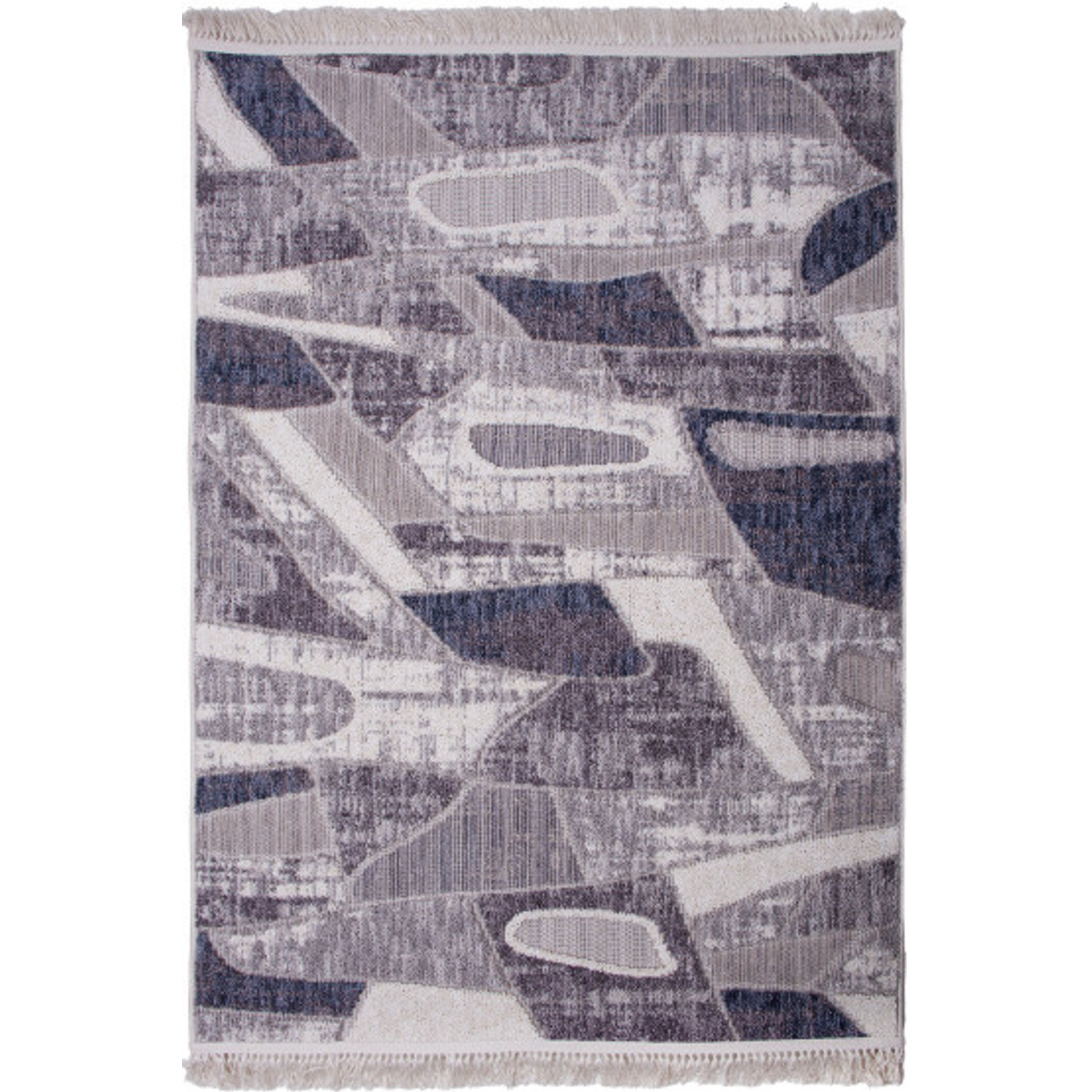 Koberec BENITA 519 modrá-krémová - 133x190 cm Marbex