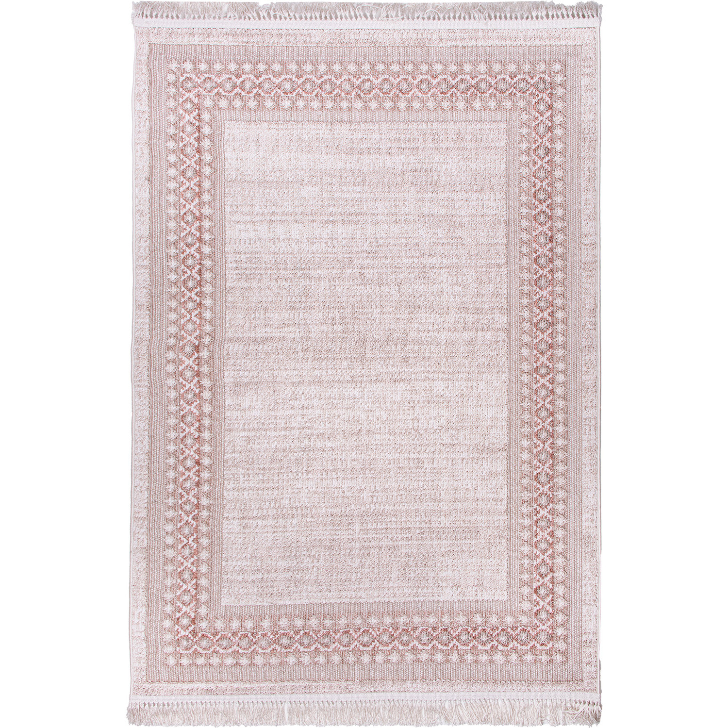 Koberec BENITA 653 červená-krémová - 133x190 cm Marbex