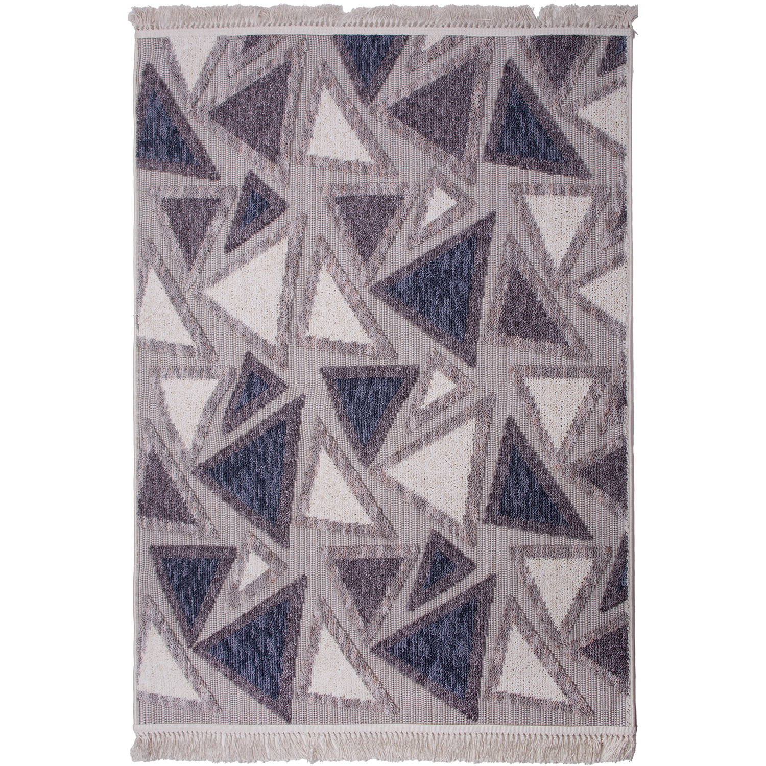 Koberec BENITA 658 modrá-krémová - 80x150 cm Marbex