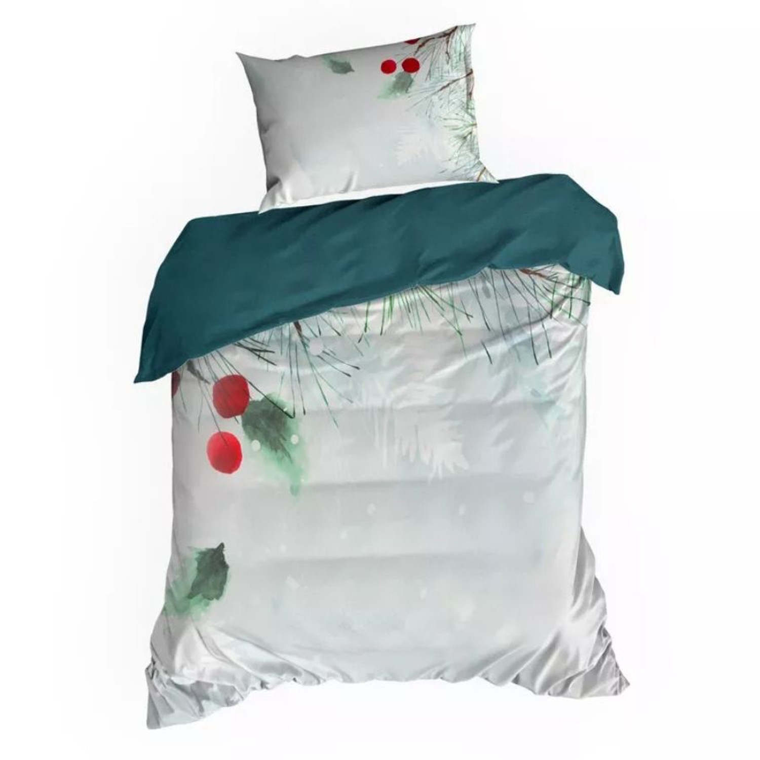 Vánoční povlečení z mikrovlákna ROBIN SW 24 220x200 cm KARO