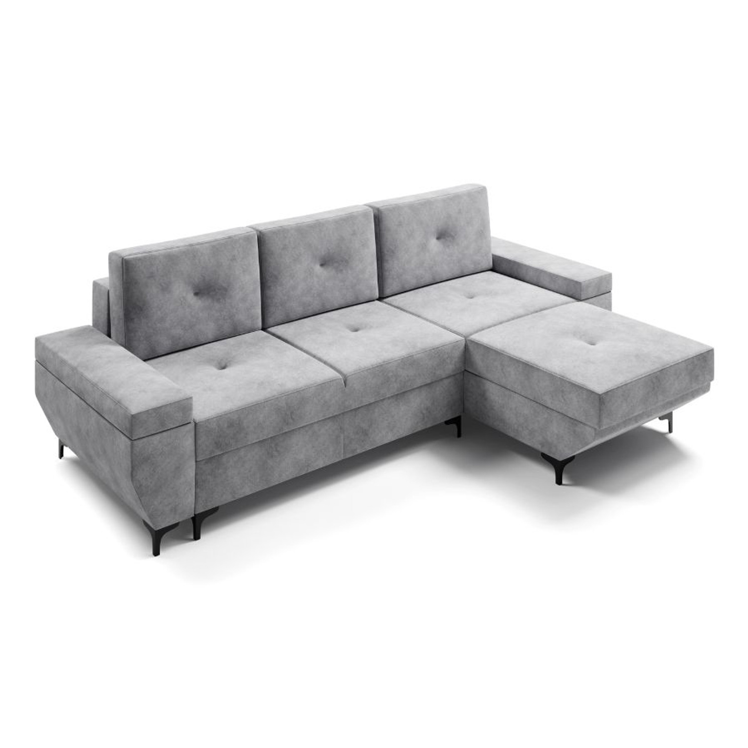 Rohová rozkládací sedací souprava PAUL - Whisper 17 Stollechmeble