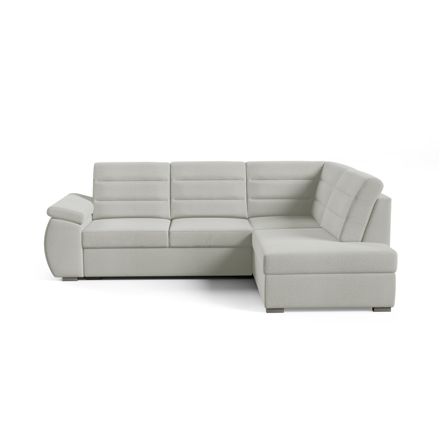 Rohová sedací souprava ASPEN Pravá Šedá Lukasz meble