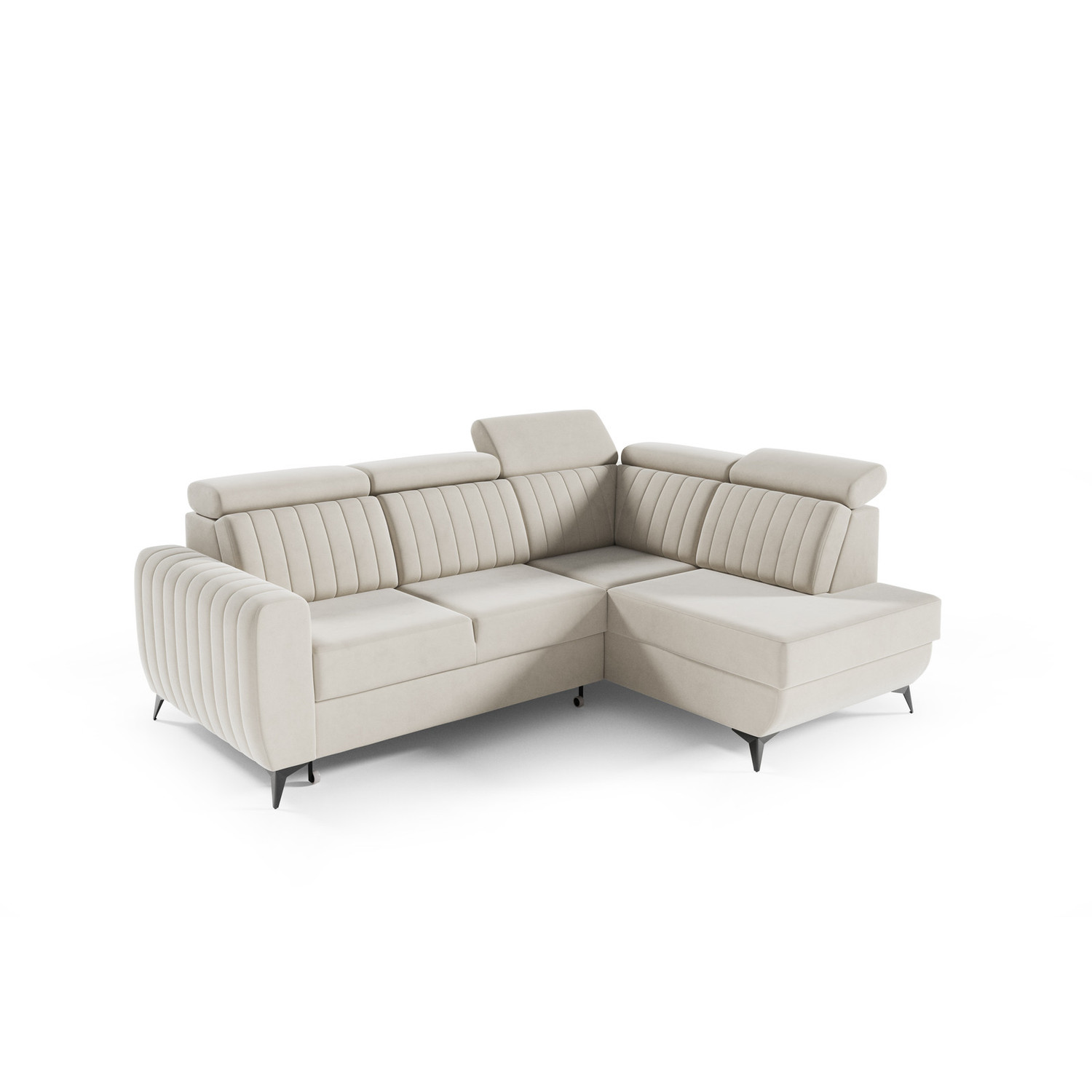 Rohová sedací souprava Costa II - Fantasy Velvet 311 Pravá Lukasz meble