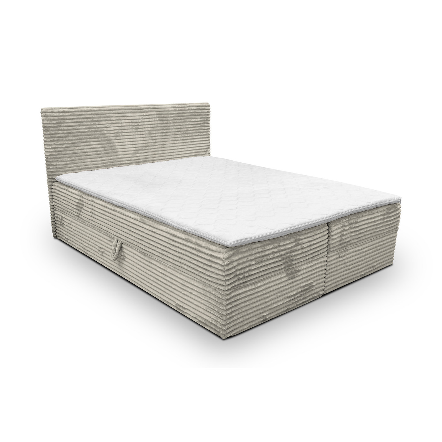 Čalouěnná postel MOLLO 180x200 cm Béžová BOLIVAR