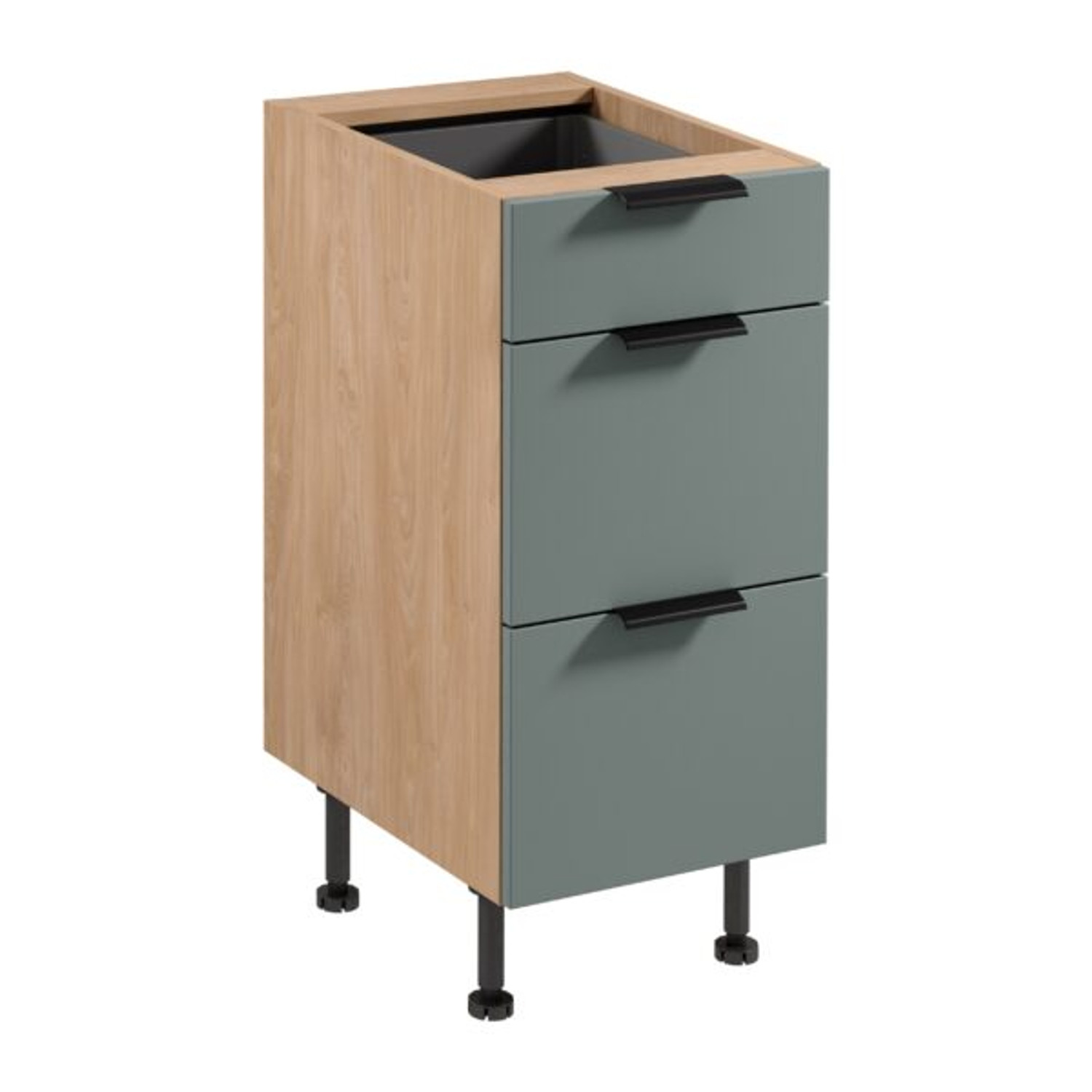 Kuchyňská skříňka SORENTO D40S3 - P/L AX - Puccini Zelená GALA