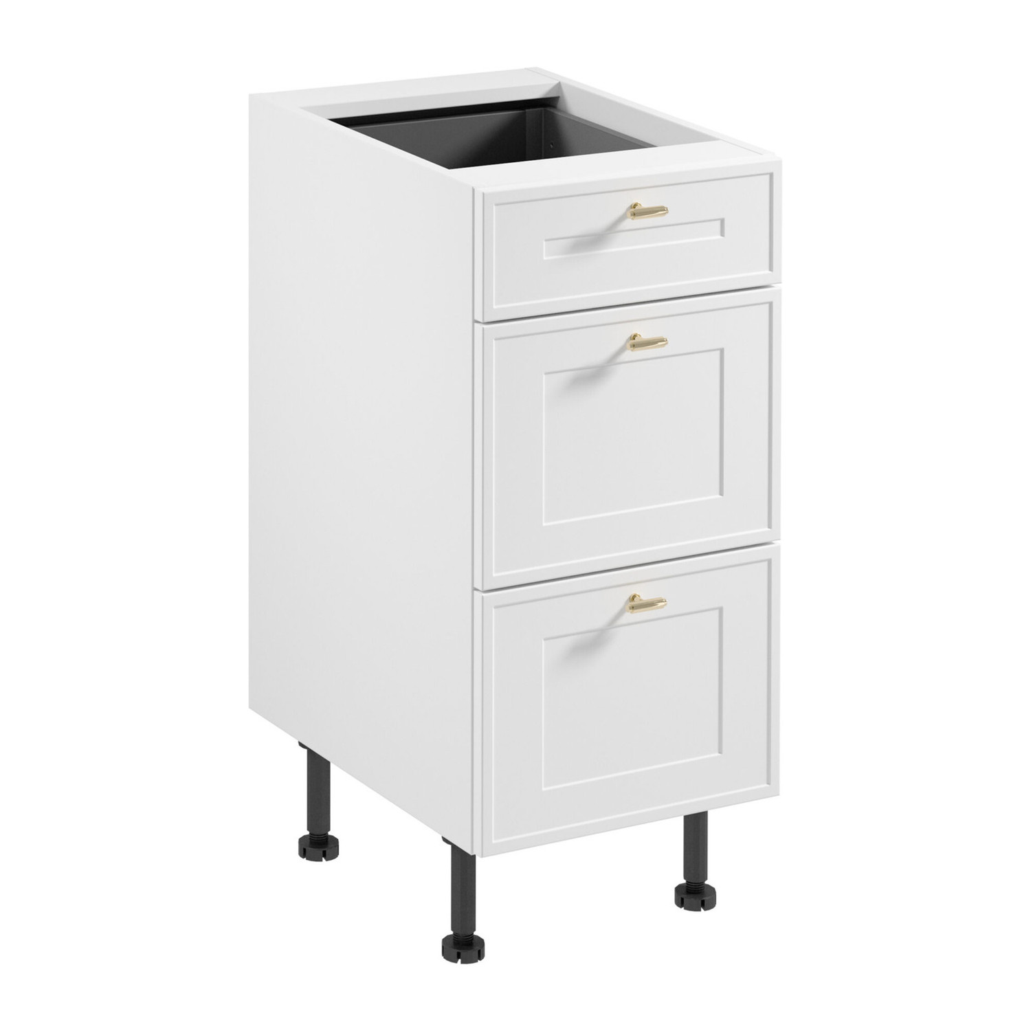 Kuchyňská skříňka SORENTO D40S3 - P/L AX - bílý rám GALA