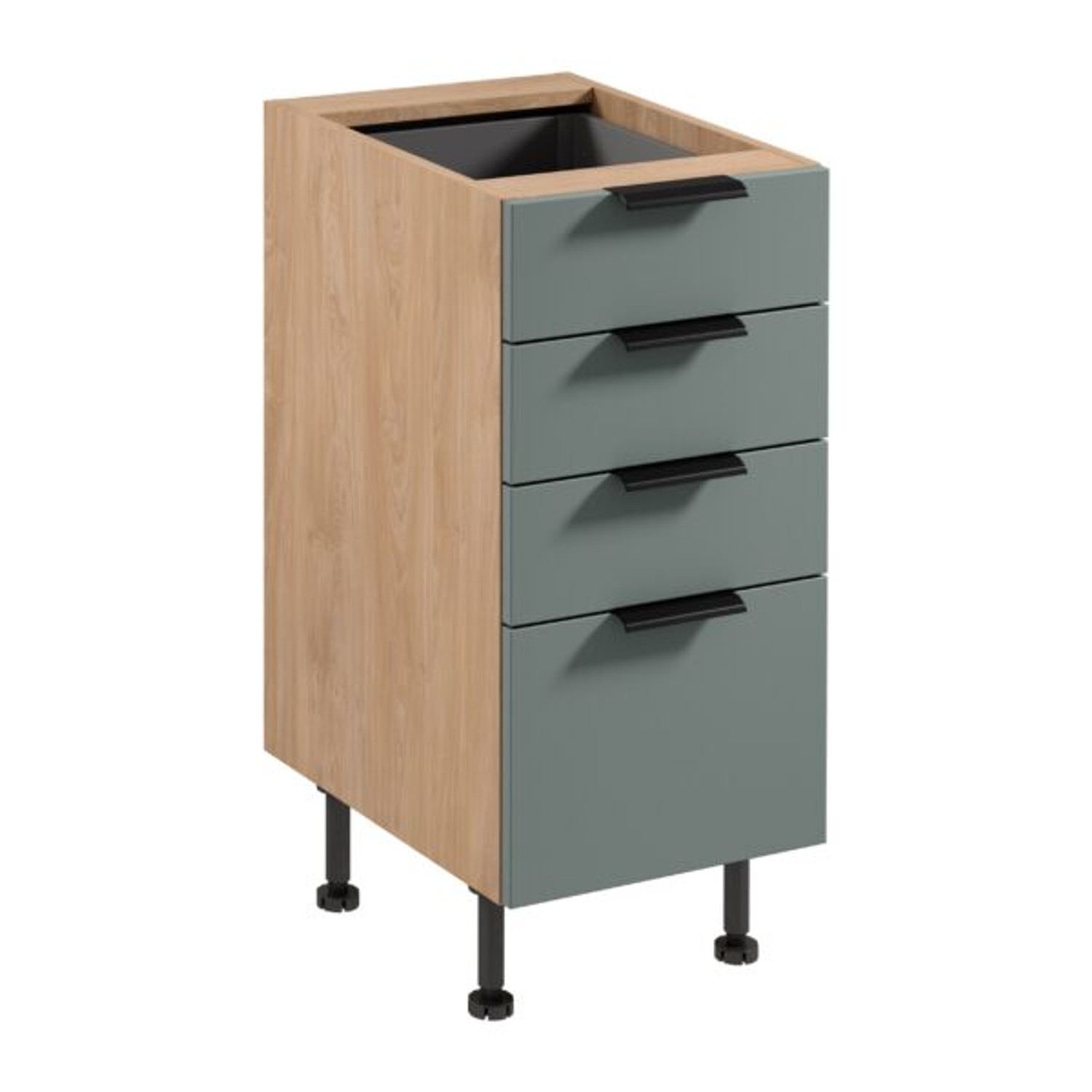 Kuchyňská skříňka SORENTO D40S4 AX - Puccini Zelená GALA