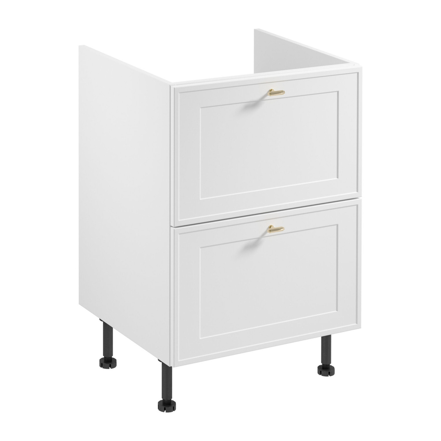 Kuchyňská skříňka SORENTO D60IN AX - bílý rám GALA