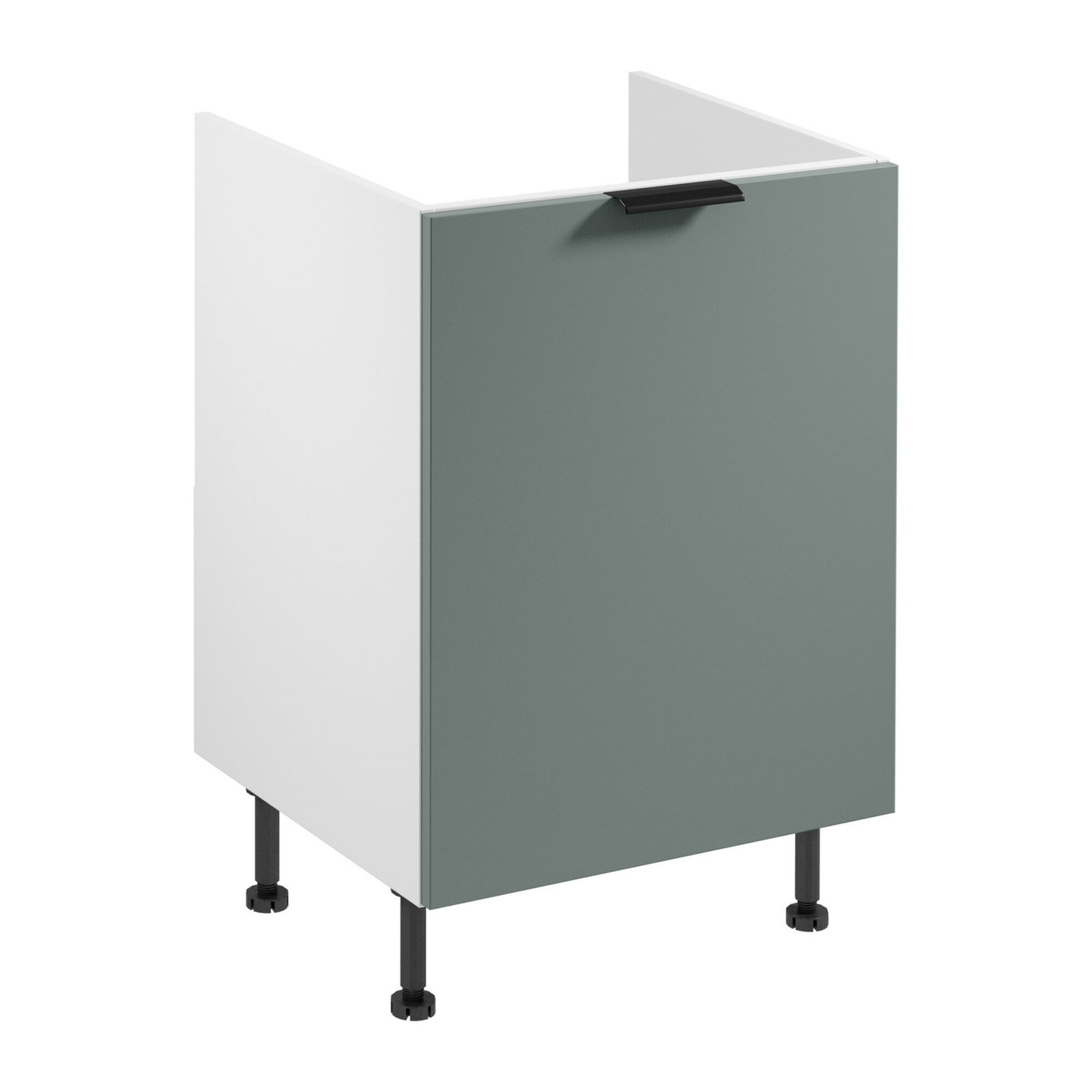 Kuchyňská skříňka SORENTO D60Z - P/L -  bílá Zelená GALA