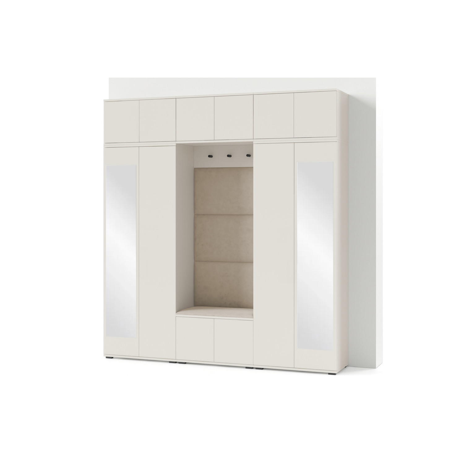 Předsíňová stěna BIANCO II Bez zrcadla Modrá II SG nabytek