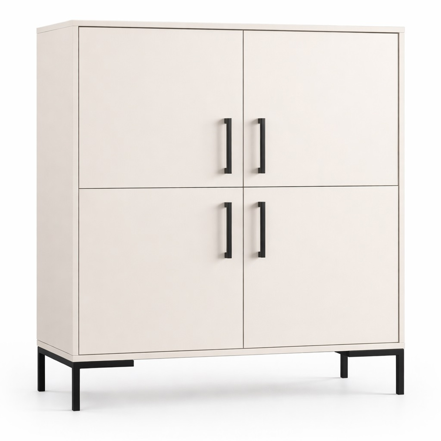 Komoda na nožičkách 4D - béžová SG-nábytek