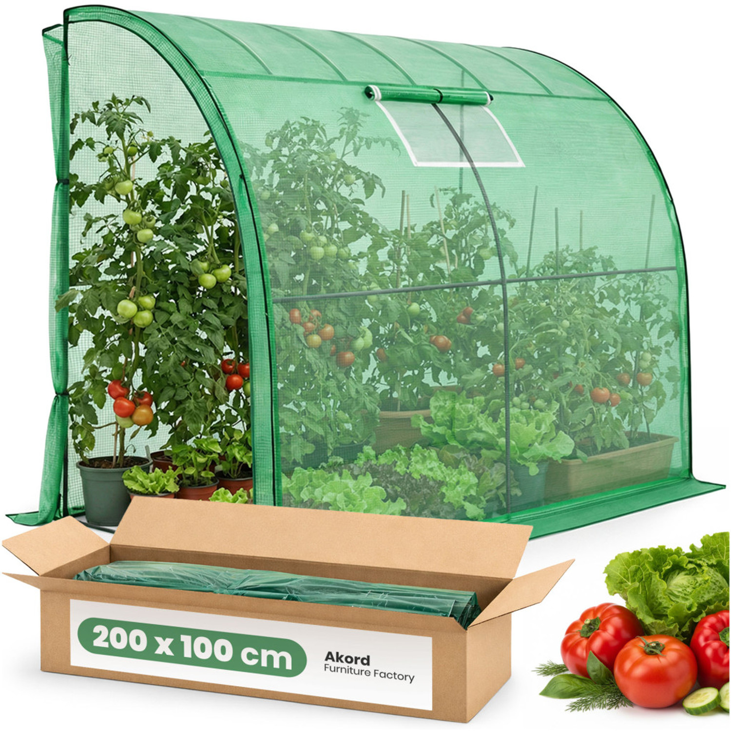 Nástěnný fóliový zahradní skleník