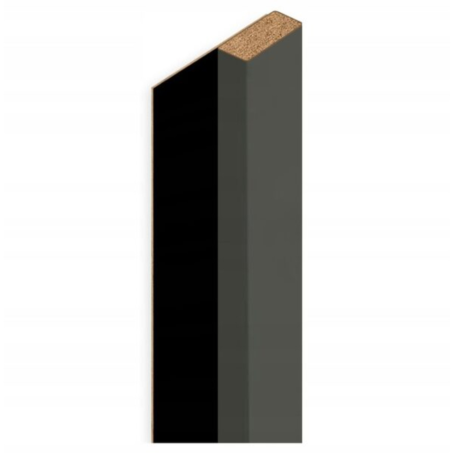 Designový akustický panel - antracit - 5 cm - 1 lamela E-LAMELE