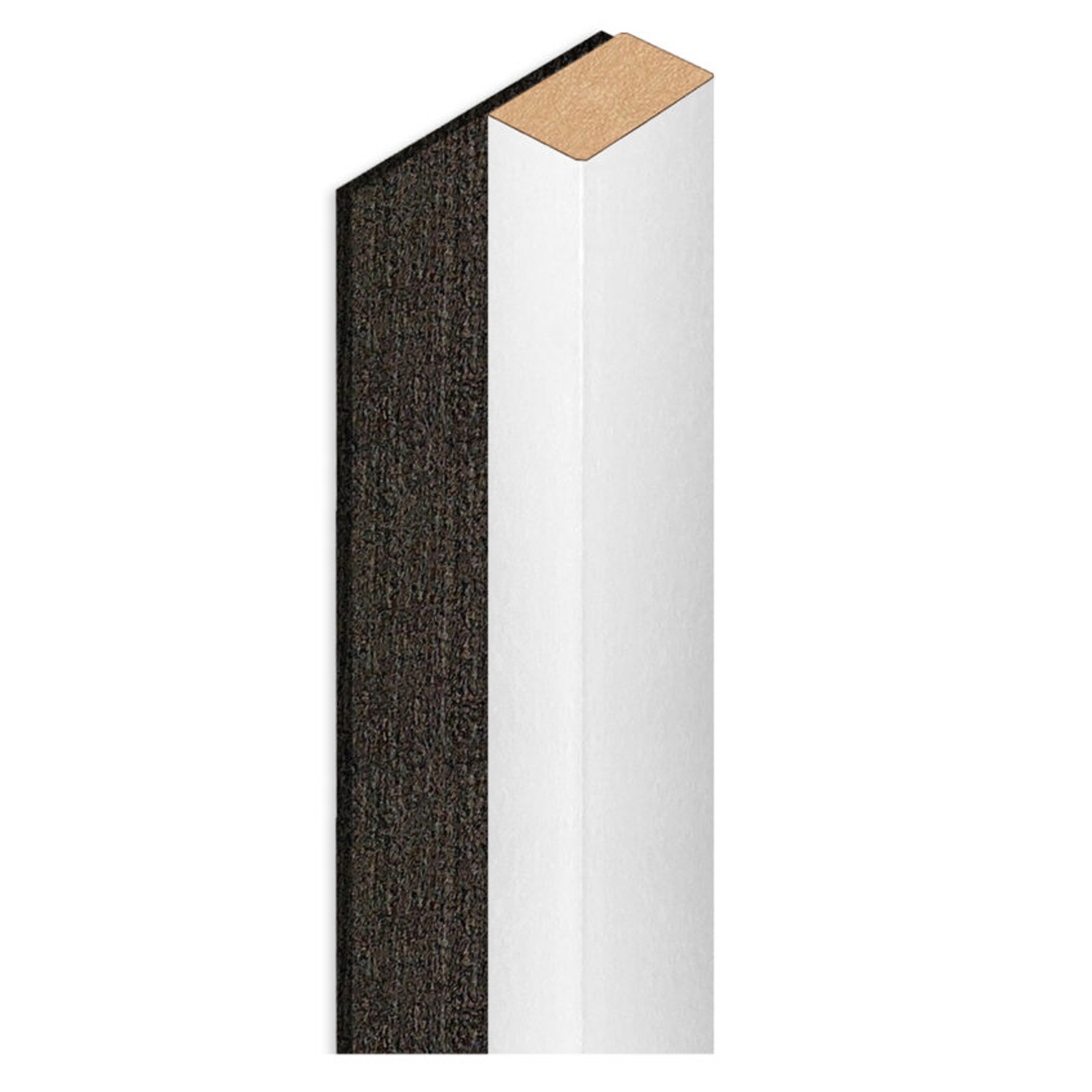 Designový akustický panel - bílá - 5 cm - 1 lamela E-LAMELE