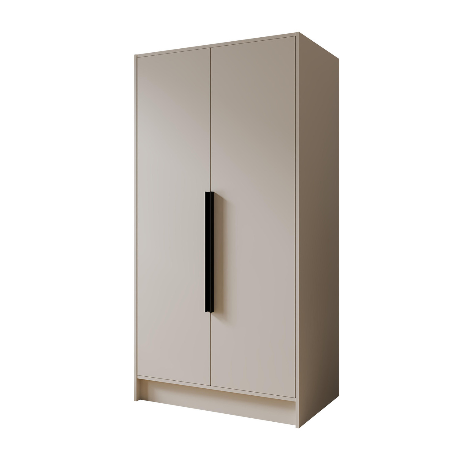 Šatní skříň PORTO 100 béžová-černá Furniture