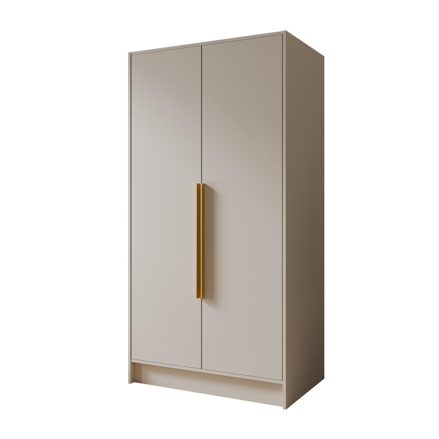 Šatní skříň PORTO 100 béžová-zlatá Furniture