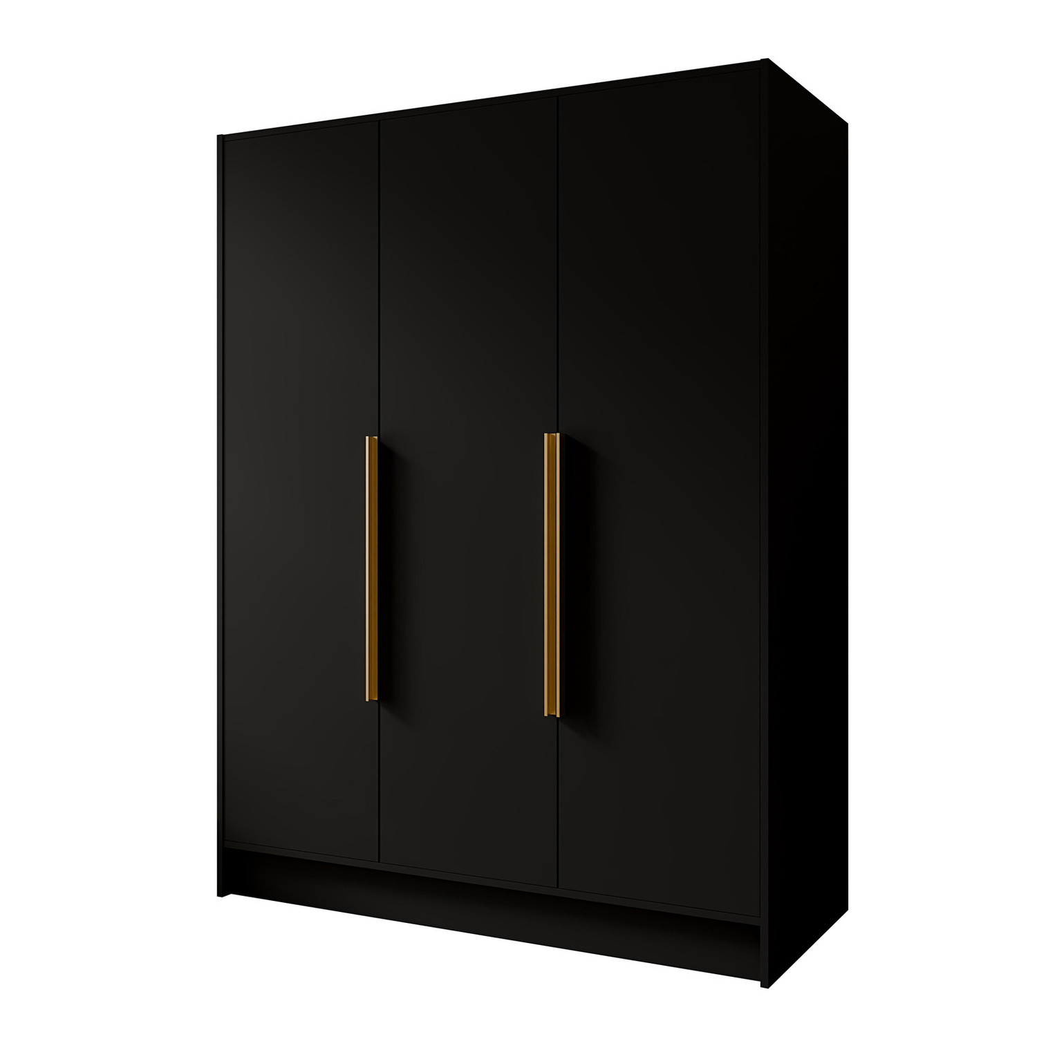 Šatní skříň PORTO 150 černá-zlatá Furniture