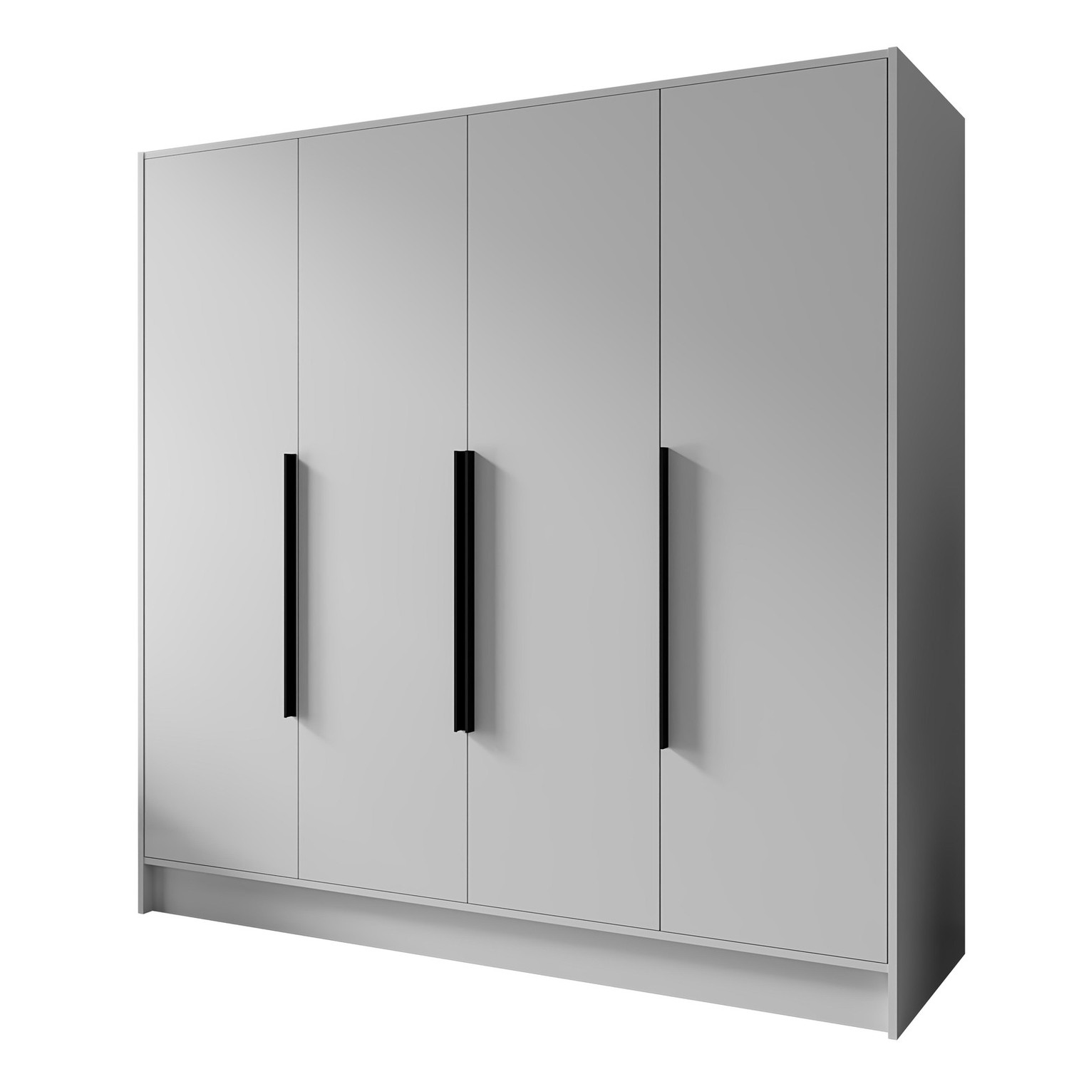 Šatní skříň PORTO 200 bílá-černá Furniture