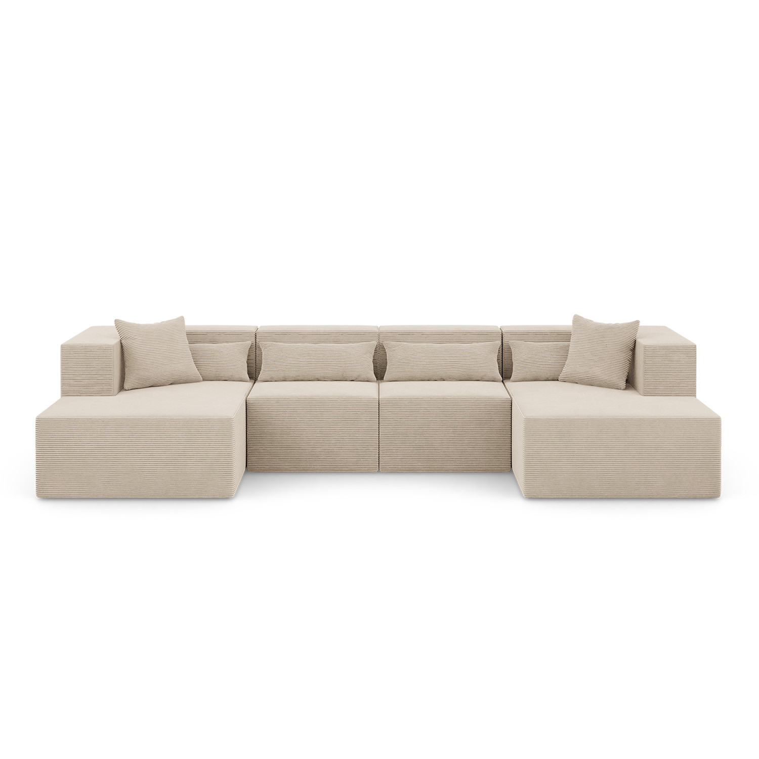 Sedací souprava NOVA U MAX Béžová SG-nábytek